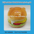 Ceramic hamburger piggy coin banks